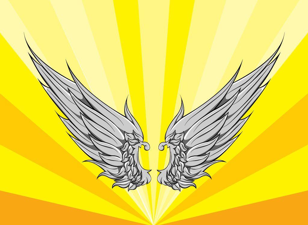 Yellow Angel Logo - Free Angel Wings Logo, Download Free Clip Art, Free Clip Art