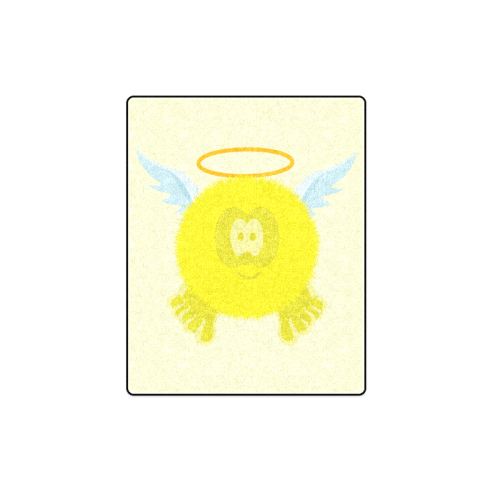 Yellow Angel Logo - Yellow Angel Pom Pom Pal Blanket 40