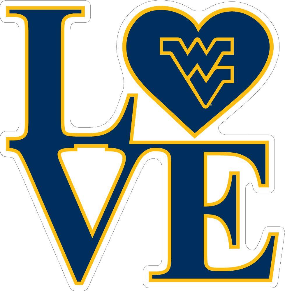 The West Virginia Logo - MD West Virginia LOVE Logo Magnet