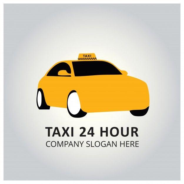 24 Hour Company Logo - hour taxi logo template Vector