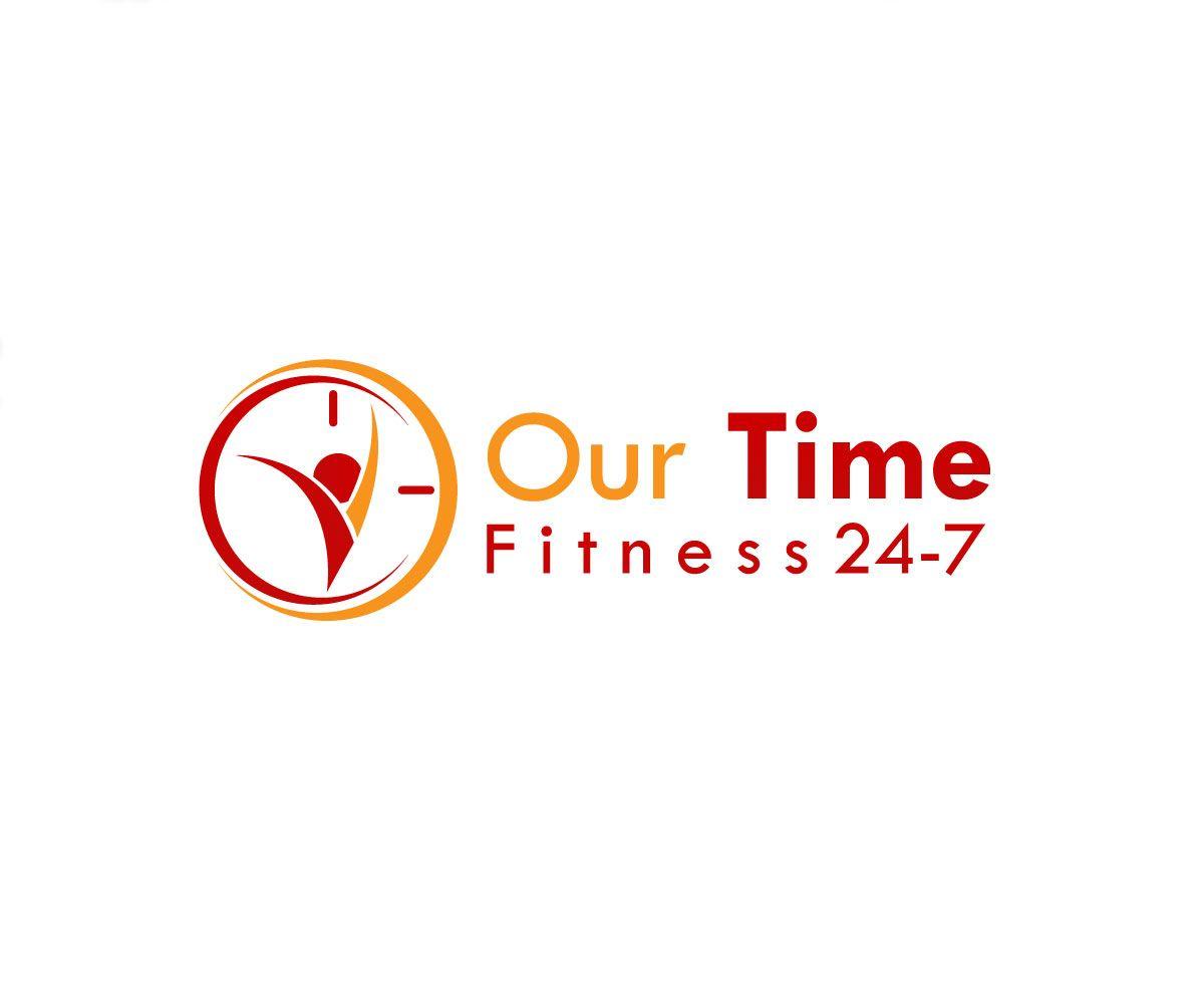 24 Hour Company Logo - Playful, Personable, Fitness Logo Design For Our Time Fitness 24 7