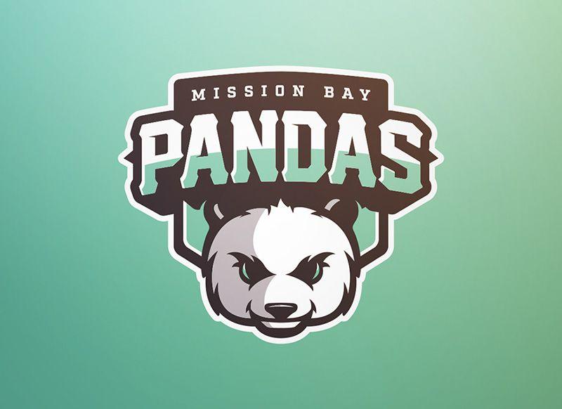 Cool Panda Gaming Logo - Mission Bay Pandas Baseball Club by Grant O'Dell. Logos. Logo