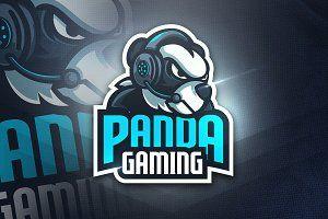 Cool Panda Gaming Logo - Esport logo Photo, Graphics, Fonts, Themes, Templates Creative Market