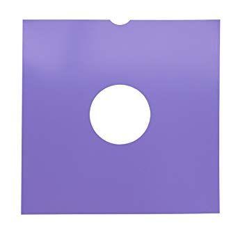 Blue Green Red -Orange and Purple Circle Logo - Record Vinyl Card Sleeves Masterbags In Blue, Green, Pink