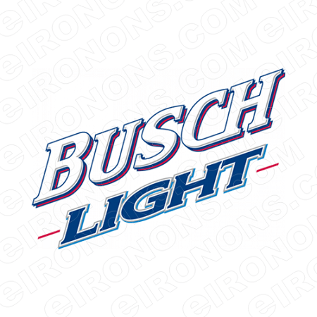 Busch Light Logo - BUSCH LIGHT LOGO 1 ALCOHOL T SHIRT IRON ON TRANSFER DECAL #AB1