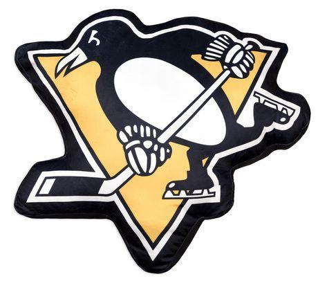 NHL Team Logo - NHL Team Logo Cushion- Pittsburgh Penguins | Walmart Canada