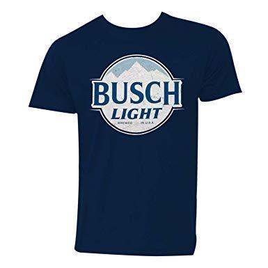 Busch Light Logo - Busch Light Logo Men's Dark Tshirt Medium: Clothing