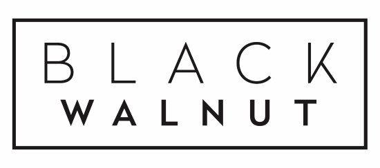 Black and White Restaurant Rectangle Logo - Logo of Black Walnut Restaurant, Brooklyn