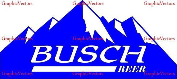 Busch Light Logo - Busch Beer Vector Logo | Etsy
