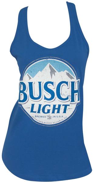 Busch Light Logo - Busch Light - Logo Women's Racerback Royal Blue Tank Top (Small) | Raru