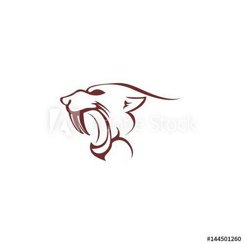Panther Head Logo - abstract panther head logo - Buy this stock vector and explore ...