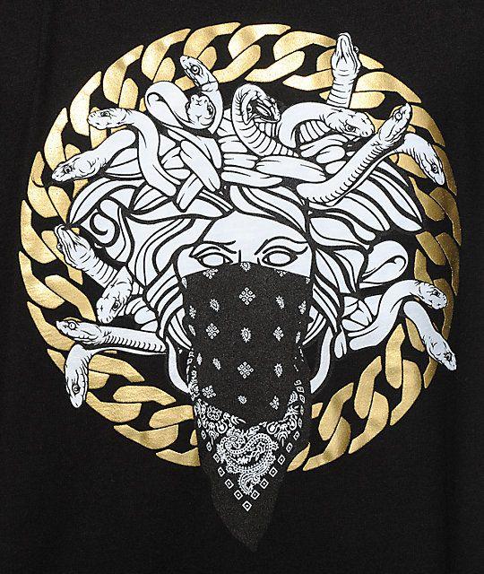 Crooks and Castles All Logo - Crooks and Castles Bandana Scallop T-Shirt | Zumiez