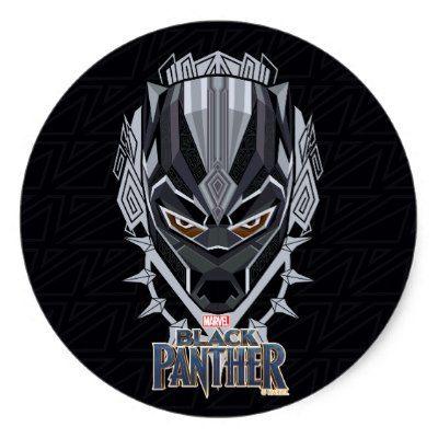 Panther Head Logo - Black Panther. Black Panther Head Emblem Bandana
