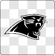Panther Head Logo - Carolina Panthers Outlined Black Panther Head Logo Decal