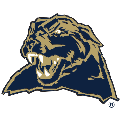 Panther Head Logo - Logo_ University Of Pittsburgh Panthers Growling Panther Head