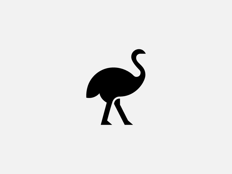 Ostrich Logo - Ostrich by Graphicado | Dribbble | Dribbble