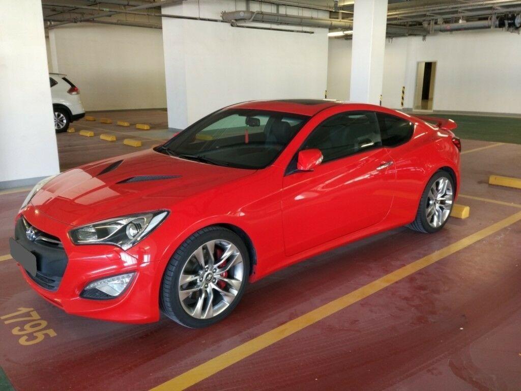 Red Genesis Car Logo - Hyundai Genesis Coupe 2014, 3.8 V6, Red, Leather Seats, 19inch ...