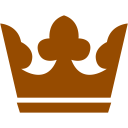 Brown Crown Logo - Brown crown 2 icon - Free brown crown icons
