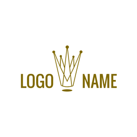 Brown Crown Logo - Free Crown Logo Designs. DesignEvo Logo Maker