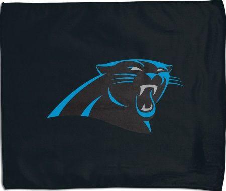 Panther Head Logo - Carolina Panthers Black Panther Head Logo Rally Towel 15x18