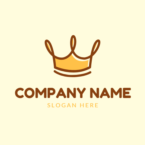 Brown Crown Logo - Free Crown Logo Designs. DesignEvo Logo Maker