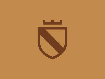 Brown Crown Logo - Shield & Crown Logo