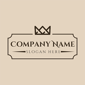 Brown Crown Logo - Free Crown Logo Designs. DesignEvo Logo Maker