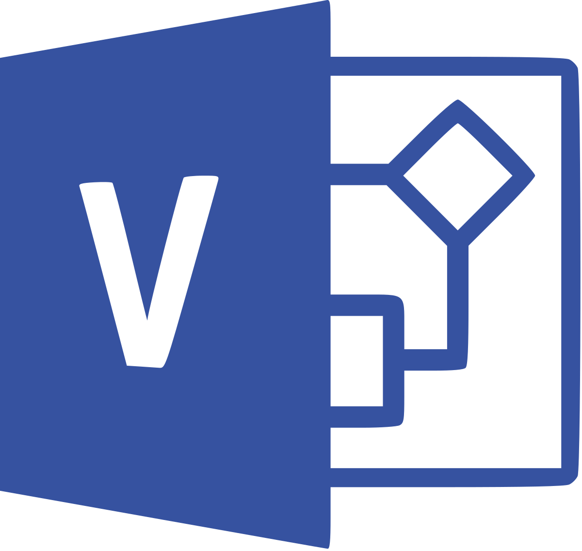 Microsoft Office Visio Logo - Microsoft Visio