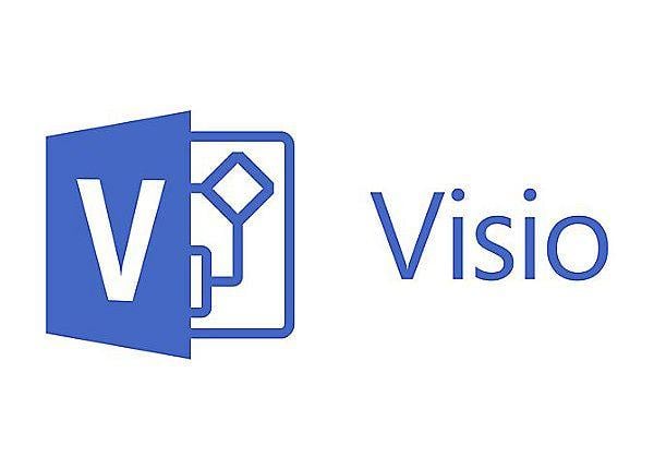 Microsoft Visio Logo - Microsoft Visio Professional 2019 - license - 1 device - AAA-03915 ...