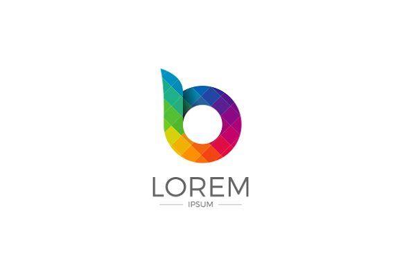 Letter Logo - B Letter Logo Icon Mosaic template ~ Logo Templates ~ Creative Market