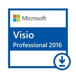 Microsoft Visio Logo - Microsoft Visio 2016 Professional 1PC 32 64 Bit Geniune License Key
