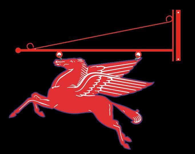 Mobil Flying Red Horse Logo - Mobil - Vintage Gas - Oil Signs, from Garage Art LLC