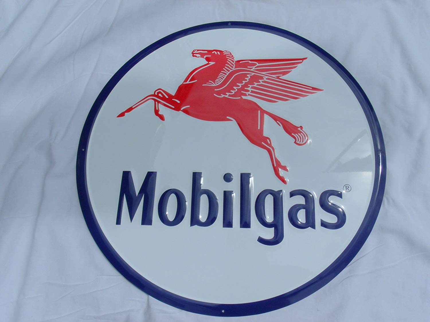 Pegasus Gas Station Logo - Amazon.com: LARGE MOBILGAS SIGN,MOBIL GAS STATION ADVERTISING ...