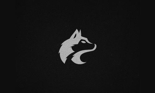 Grey Cool Logo - 20 Outstanding Wolf Logos Ideas | InspiredHub | graphic art ...