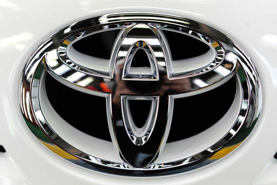 Toyota Car Logo - Logo on Toyota car (Australian Broadcasting Corporation)