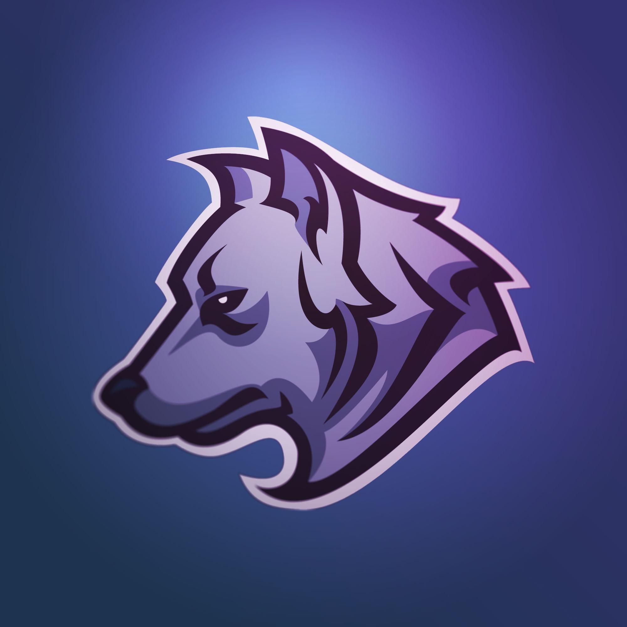 Cool Purple Logo - Wolf Logo | Skillshare Projects