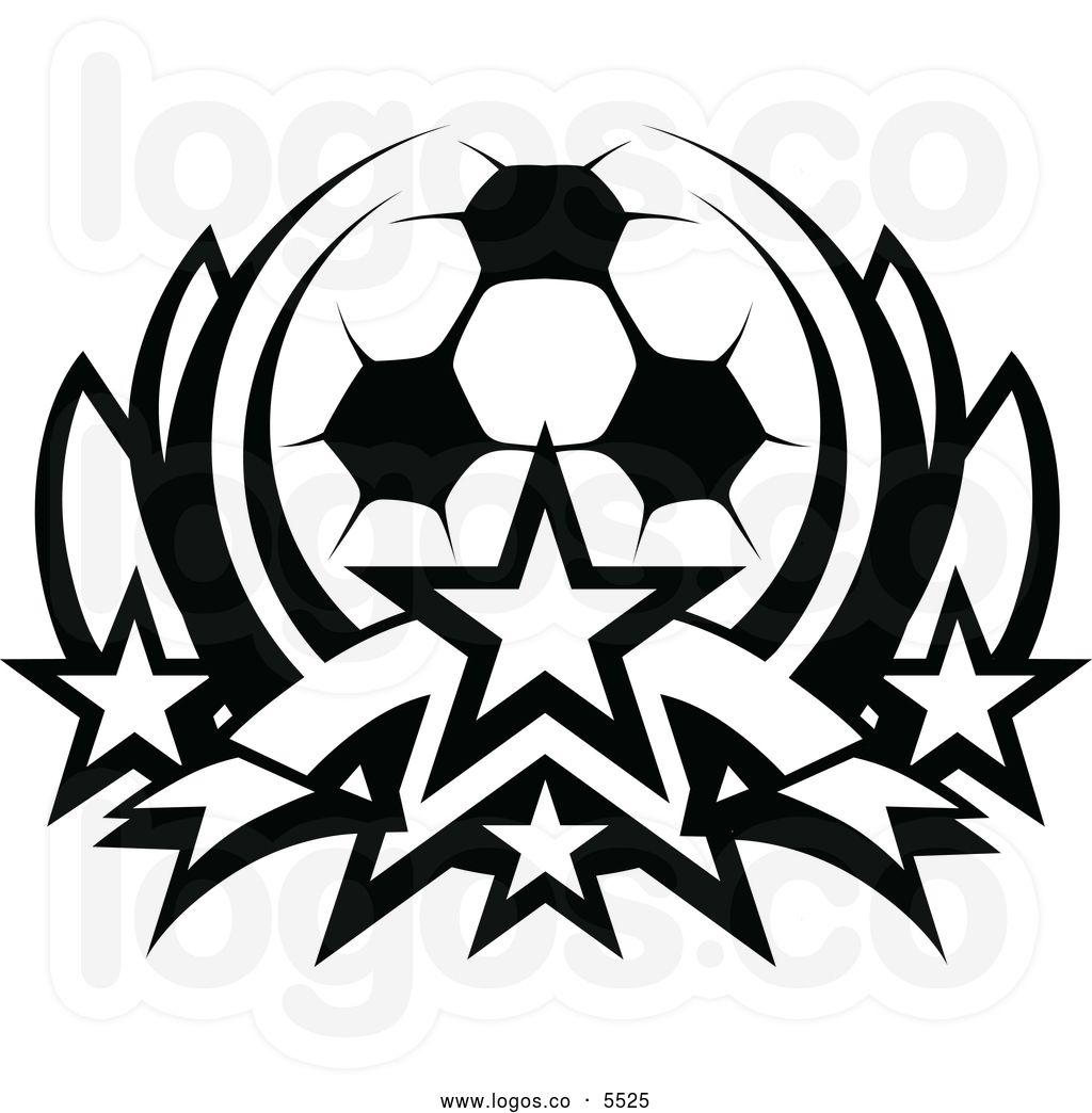Black and White Soccer Logo - Black and White Soccer Ball Logo Art Bay
