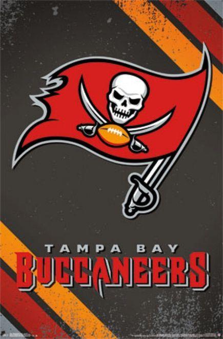 NFL Buccaneers Logo - Tampa Bay Buccaneers - Logo 14 Poster Poster Print - Item ...