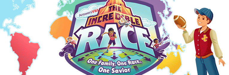 Answers in Genesis Logo - The Incredible Race VBS - Answers in Genesis - Christianbook.com