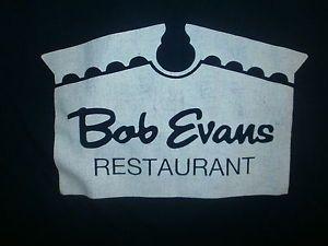 Bob Restaurant Logo - BOB EVANS RESTAURANT T SHIRT Blue Softball Jersey Tee 2 vtg Sign ...