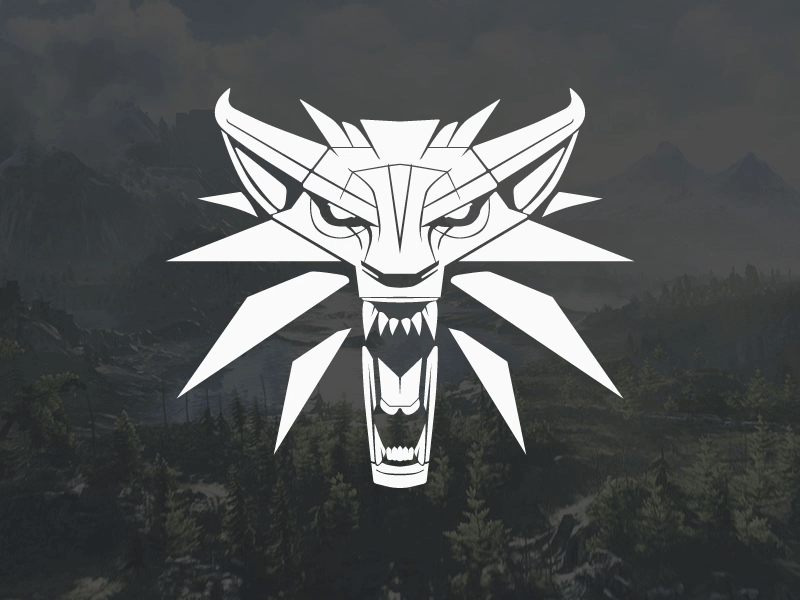 White Wolf Logo - CSS/SVG Animated White Wolf Logo by Paul Axente | Dribbble | Dribbble