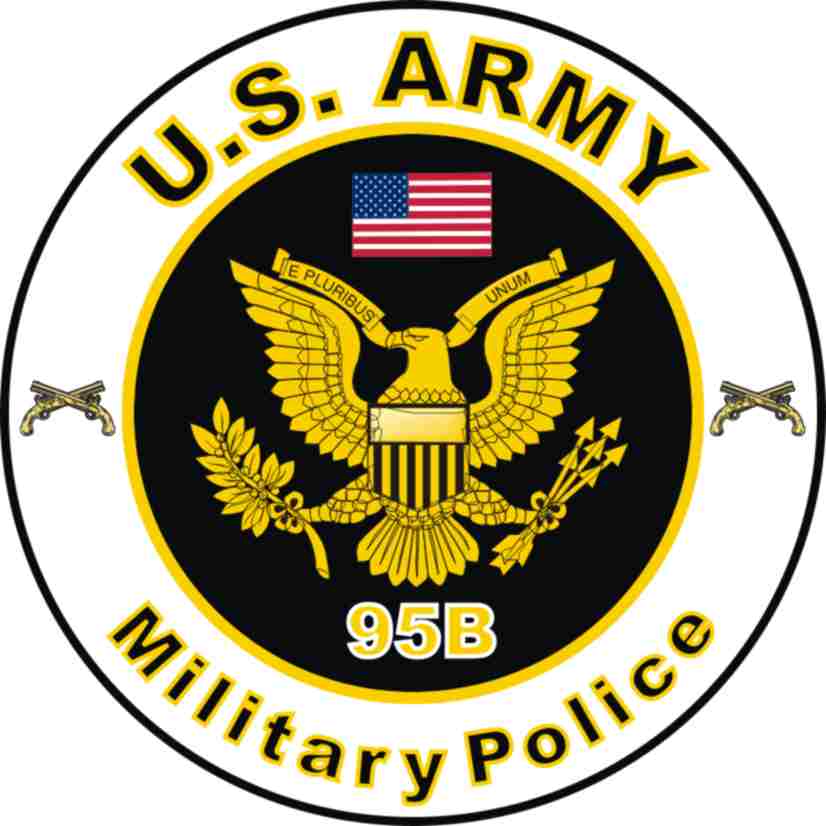 Army MP Logo - US Army MOS 95B Military Police Decal - Military Police ...