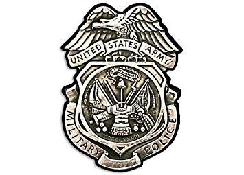 Army MP Logo - Amazon.com: Silver US Army MP Military Police Badge Shaped Sticker ...