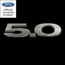 Ford Mustang 5.0 Logo - 11 14 5.0 Mustang Billet Emblem Ford Official Licensed