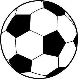 Black and White Soccer Logo - Football Ball Soccer Ball Logo Sticker Decal Graphic Vinyl Label