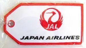 Japan Airlines Logo - JAPAN AIRLINES LOGO JAL AIRWAYS AVIATION TRAVEL FABRIC LUGGAGE