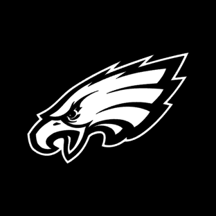Black and White Philadelphia Eagles Logo - Philadelphia Eagles Vinyl Decal - Superior Quality And Longer Lasting
