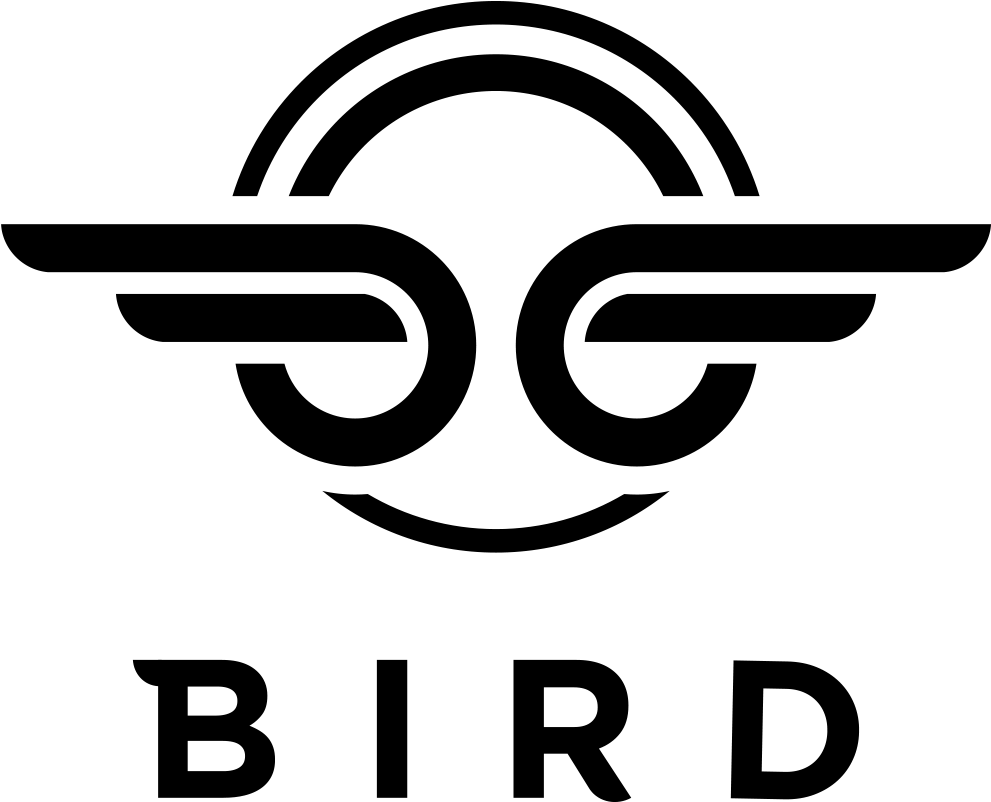 Bird Scooter Logo - Download HD Bird Scooter Logo Black Transparent PNG Image