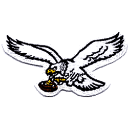 Black and White Philadelphia Eagles Logo - Philadelphia Eagles Alternate Logo | Sports Logo History