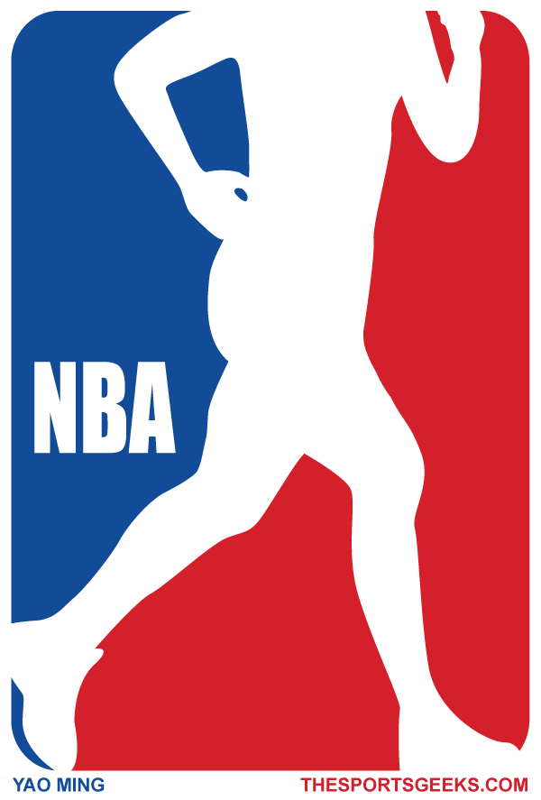 New NBA Logo - New NBA Logos In Honor of Yao Ming's Retirement | The Sports Geeks